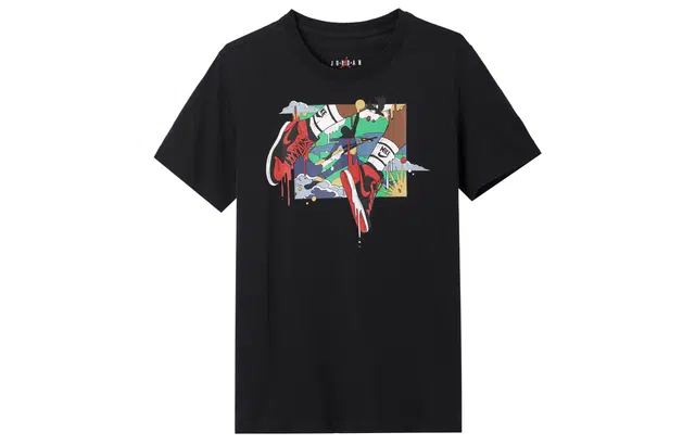Jordan Retro Cartoon Tee Black