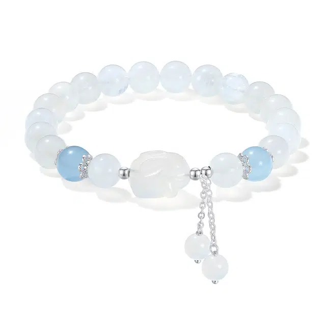 普陀山文创 简约设计前兔似锦吉祥如意福气满满时尚搭配好运相伴#好运 玛瑙 玉石手串 男女同款情侣款