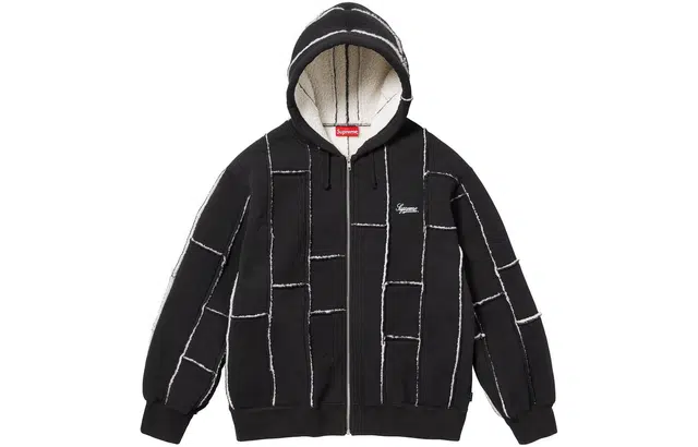 Supreme FW23 Faux Shearling Hoodie
