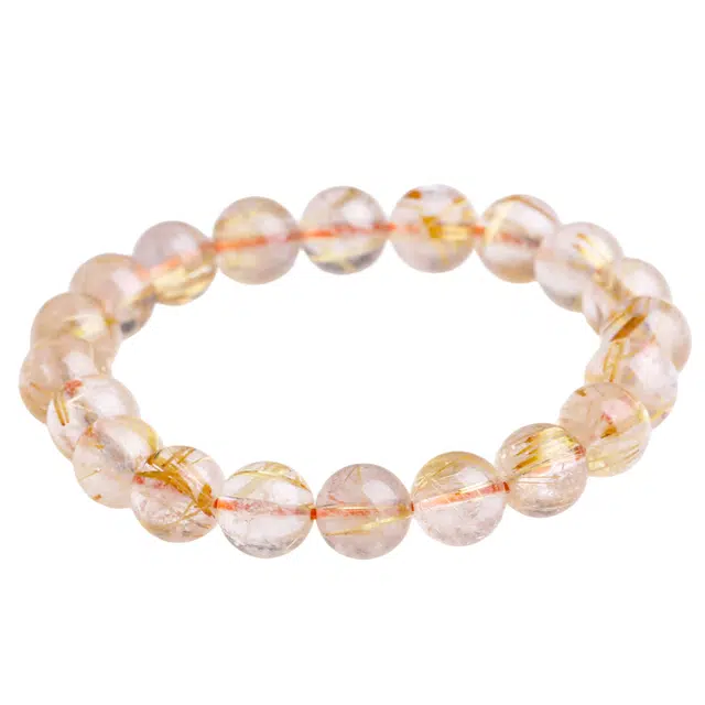 豆蔻时光 精品高品质 水逆退散 财富之石 招财转运事业有成 平安顺遂 #好运 金发晶 手串 男女同款情侣款