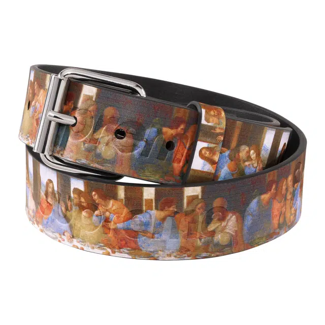 Supreme Last Supper Leather Belt -
