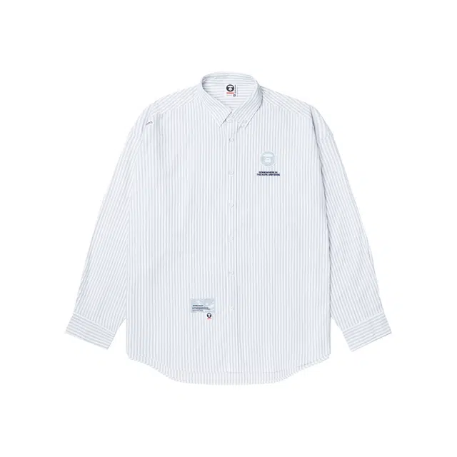 Aape FW23 Striped Badge Shirt