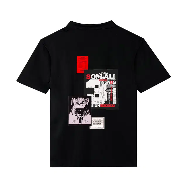 Nike Thorned BLACKRED Polo