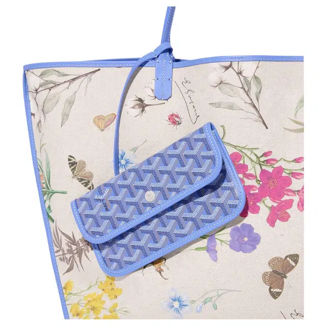 GOYARD Saint Louis GM le jardin Tote iris