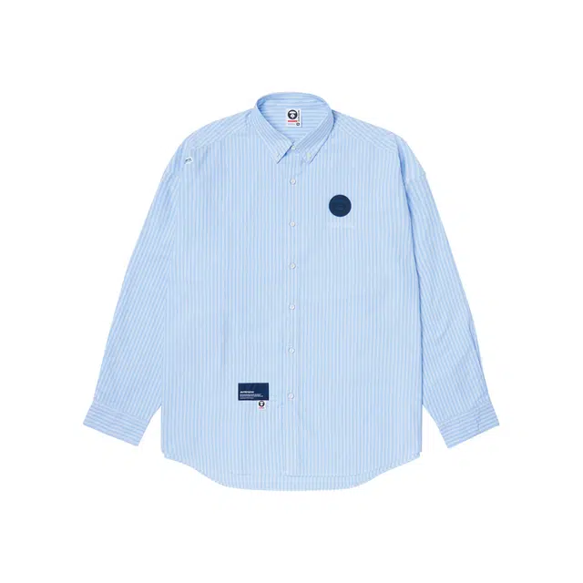 Aape FW23 Striped Badge Shirt