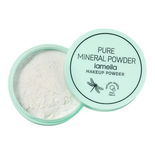 拉美拉 矿物质薄荷散粉 控油自然持久磨皮哑光雾面