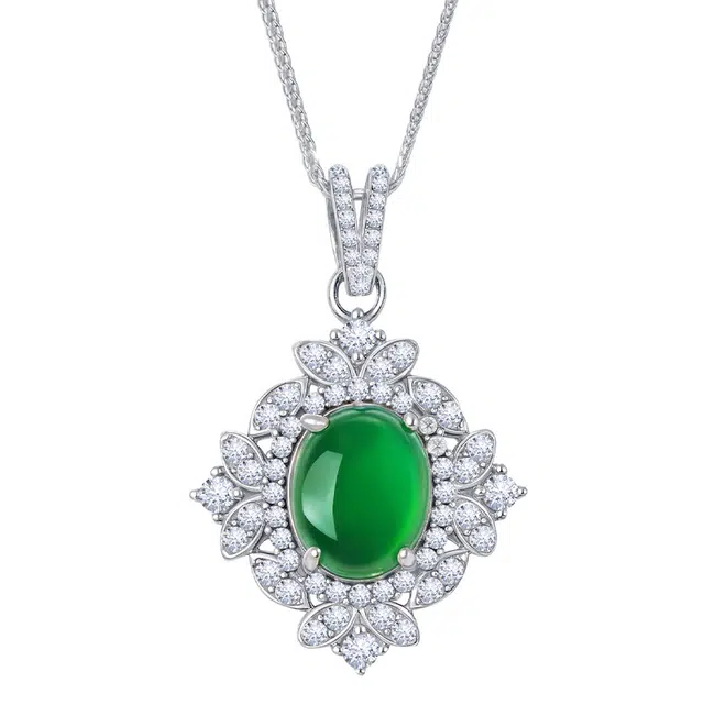 【高品质】 银千惠 新中式爆闪紫藤花环蝴蝶宝石镶嵌爱丽丝梦境吊坠 国潮小众法式轻奢高级感满绿蛋面妈妈百搭纯银锁骨链 玉髓 项链 女款