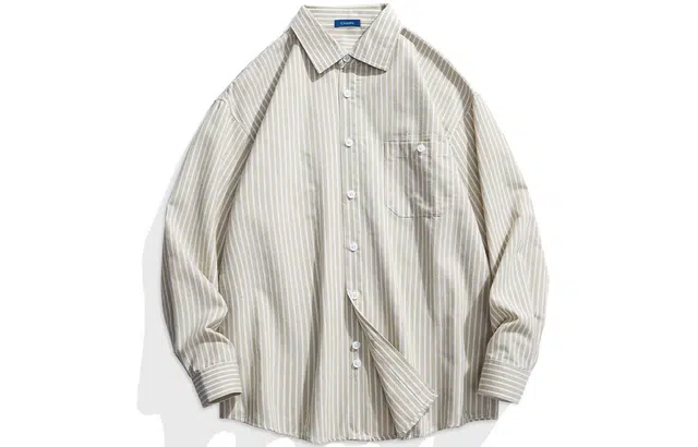 寻星记 融合多风格的宽松透气长袖格子服饰衬衫 男女同款