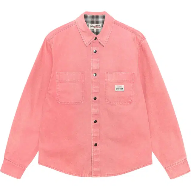 Stussy SS25 HEAVY WASHED CANVAS SHIRT