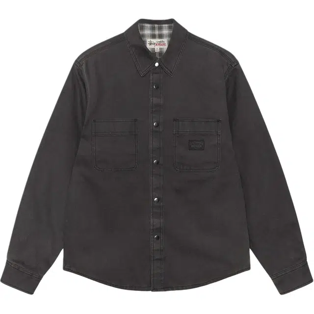 Stussy SS25 HEAVY WASHED CANVAS SHIRT