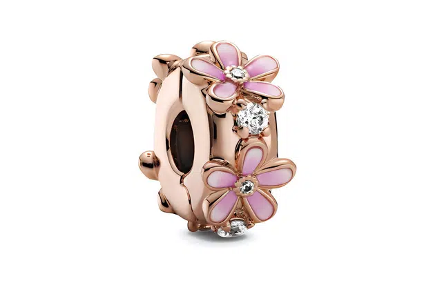 Pandora Daisy Clip Charm Rose Gold