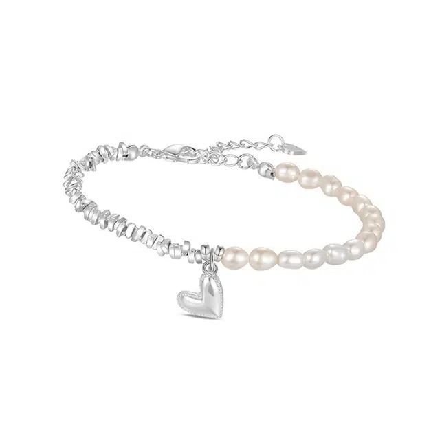 骊碧 轻奢 爱心高档浪漫有意义仪式感 淡水珍珠 手链 女款
