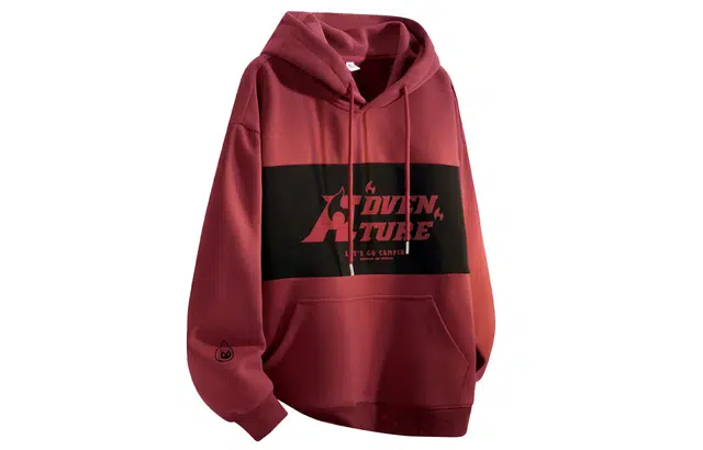 王者荣耀 鲁班七号星空梦想款 国潮复古拼接撞色趣味字母印花设计落肩休闲宽松套头多巴胺重磅连帽长袖卫衣 男女同款