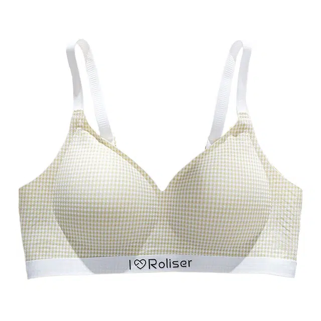 芬腾 一体固定杯无痕法式运动聚拢提拉防下垂收副乳文胸 女款