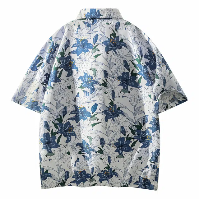 颂希尔 简约潮流时尚舒适百搭短袖衬衫 男女同款