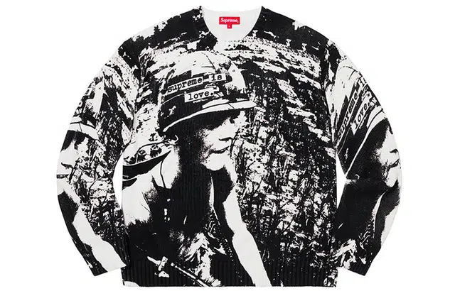 Supreme FW19 Week 9 Supreme Is Love Sweater