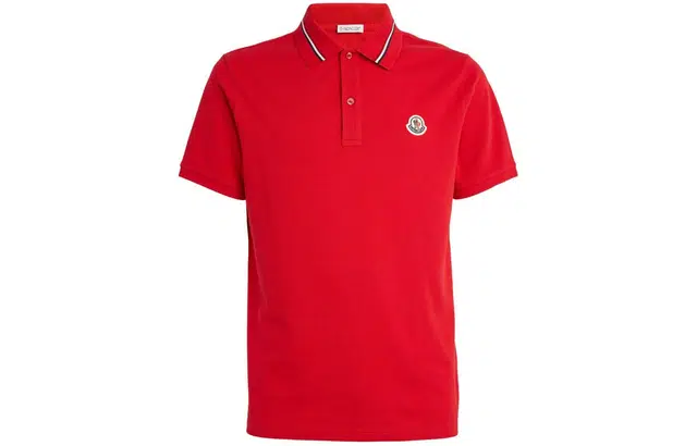 Moncler Polo Shirt Red