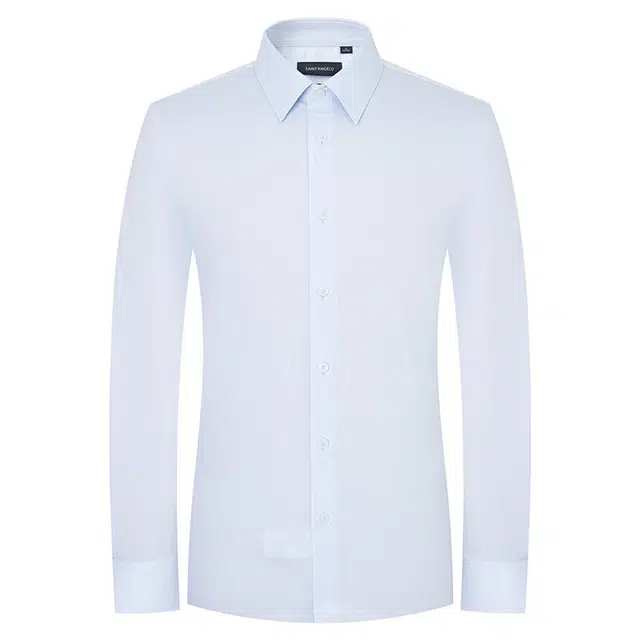 报喜鸟正装衬衫男装【商场同款】商务正装长袖衬衫衬衣男 清蓝色