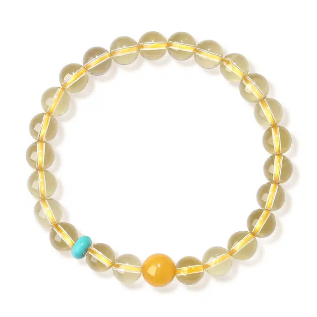 【八方来财|做个富婆】 银千惠  新中式招财纳福时来运转好运财源滚滚暴富串珠小众国潮磁场转运旺事业财运爆棚闺蜜百搭 黄水晶 手串 女款