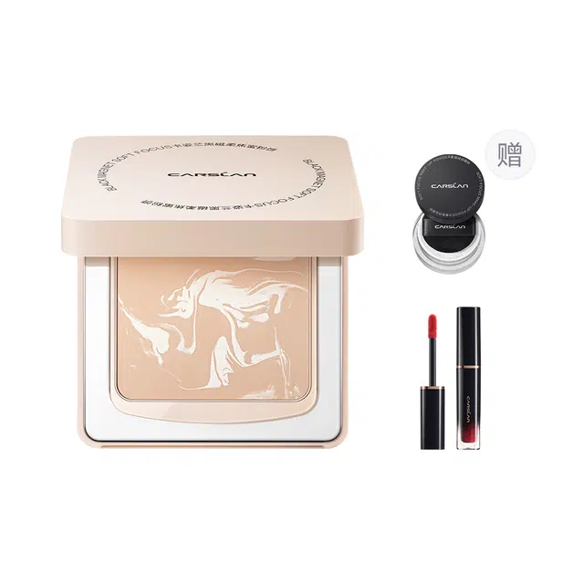 卡姿兰 黑磁柔焦蜜粉饼 控油自然不脱妆不卡粉修饰肤色定妆 裸色版敏感肌