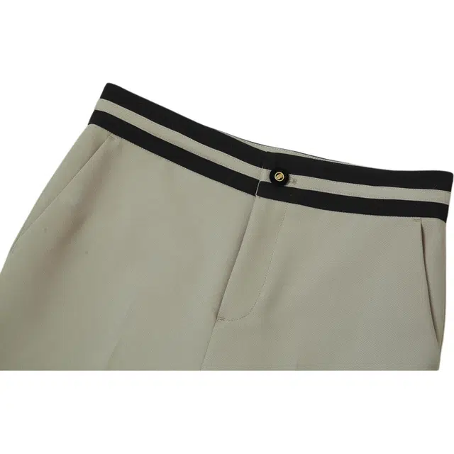 达菲时尚 不对称拼色收腰系带西装长袖拼色直筒长裤休闲套装 女款 路考茶