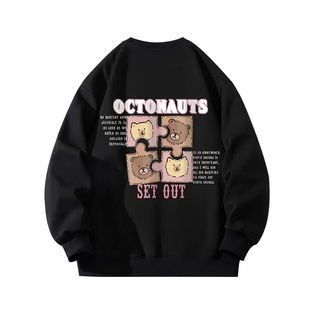 海底小纵队 圆领舒适套头卫衣 男女同款