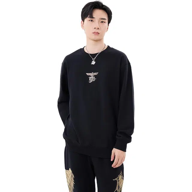Boy London Eagle Logo Long Sleeve Sweatshirt Black