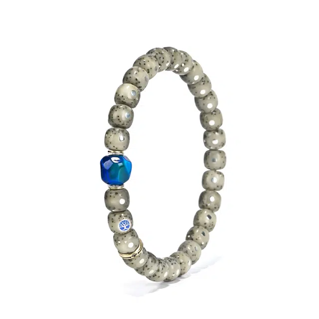 钰澜文玩 【银爻•淬炼】 星月菩提 手串 男女同款情侣款