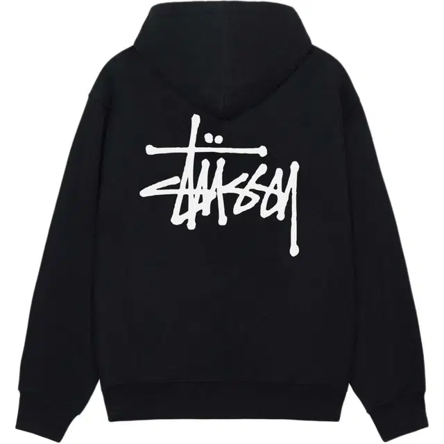 Stussy FW24 BASIC STSSY ZIP HOODIE logo