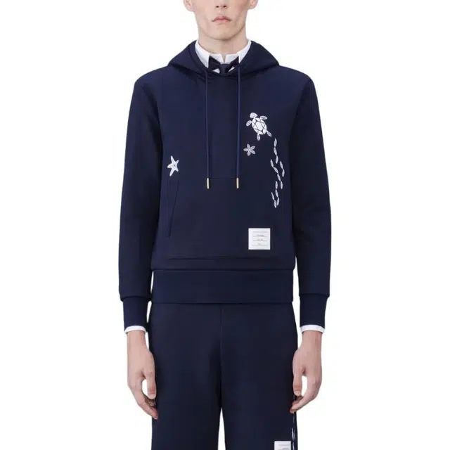 THOM BROWNE Classic Sailing Hoodie