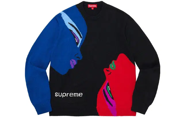 Supreme FW21 Faces Sweater