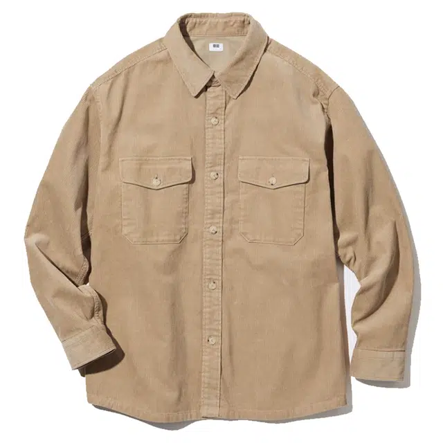 UNIQLO Corduroy Shirt Beige