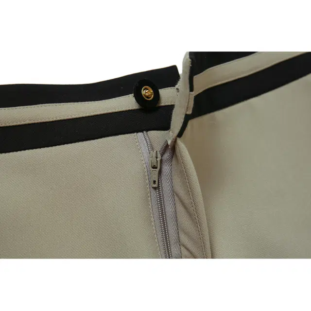 达菲时尚 不对称拼色收腰系带西装长袖拼色直筒长裤休闲套装 女款 路考茶