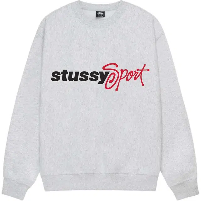 Stussy SS24 SPORT SCRIPT CREW logo