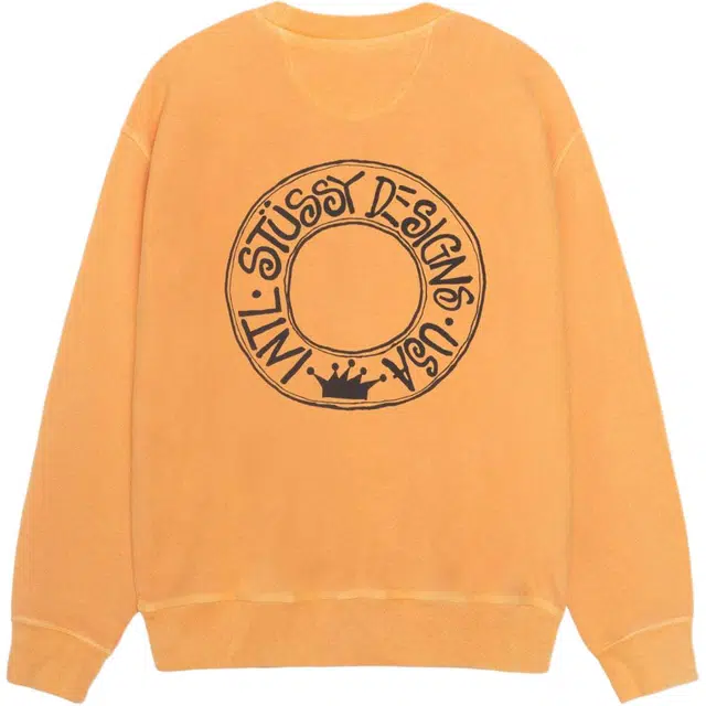 Stussy FW24 BUANA CREW PIGMENT DYED logo