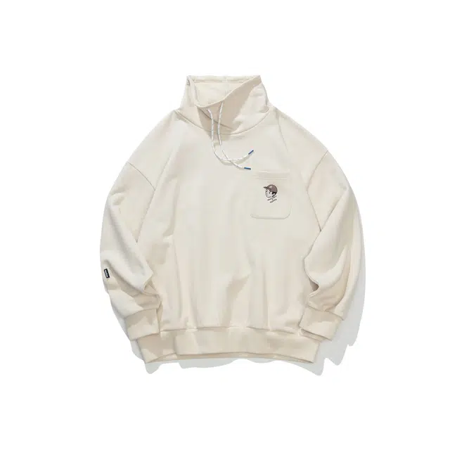 Nautica White Sail Logo Sweatshirt
