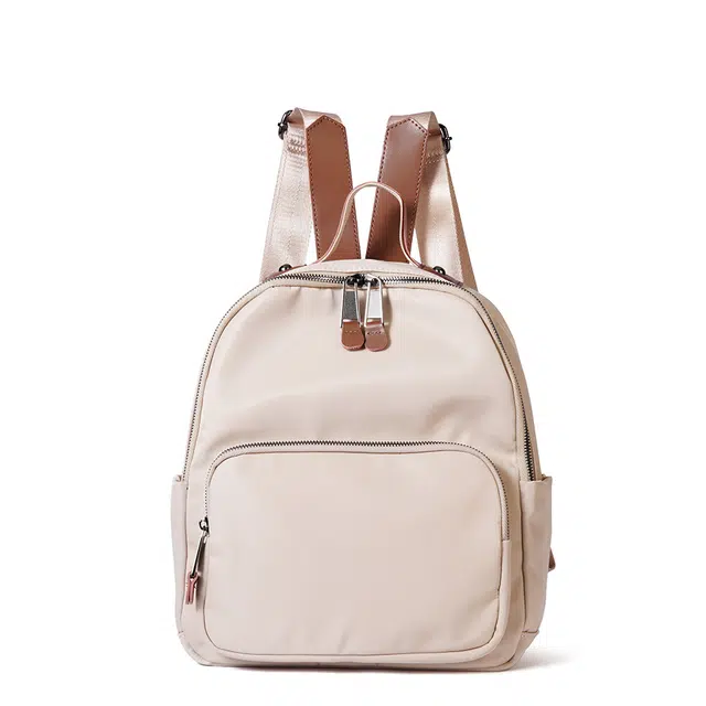 都宝路 简约韩系松弛感百搭轻巧书包通勤休闲日常出游旅游 织物 双肩包 常规 男女同款情侣款 多色