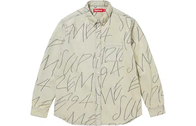 Supreme Jacquard Denim Shirt
