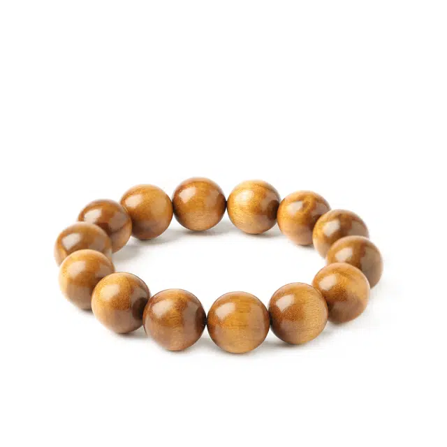 三檀小舍 国风国潮招财#好运连连诸事顺利 佛珠文玩盘玩小众高级感轻奢 楠木 手串 男女同款情侣款