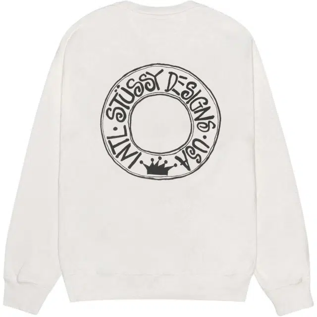 Stussy FW24 BUANA CREW PIGMENT DYED logo