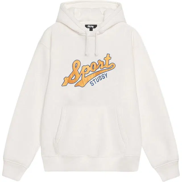 Stussy FW24 SATIN PATCH OVERSIZED HOODIE logo