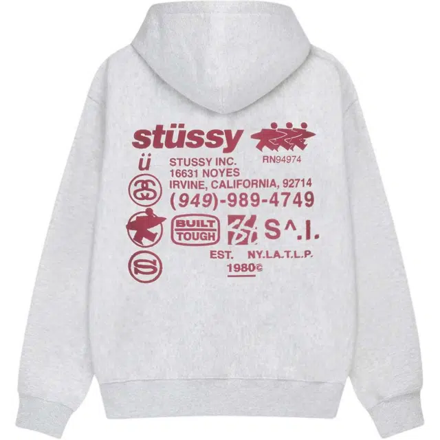 Stussy FW24 2024 DNA ZIP HOODIE