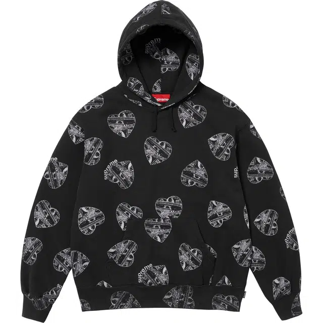 Supreme FW24 WEEK9 Love Cash Hooded Sweatshirt