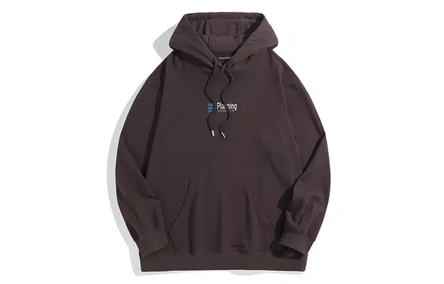 PEACEBIRD MEN Hoodie Colorblock Embroidery