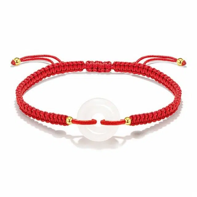 京华录 新中式 一帆风顺平安扣 国风设计感 琉璃 手链 男女同款情侣款