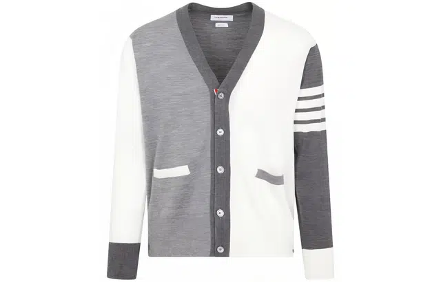 Thom Browne SS23 Cardigan Grey