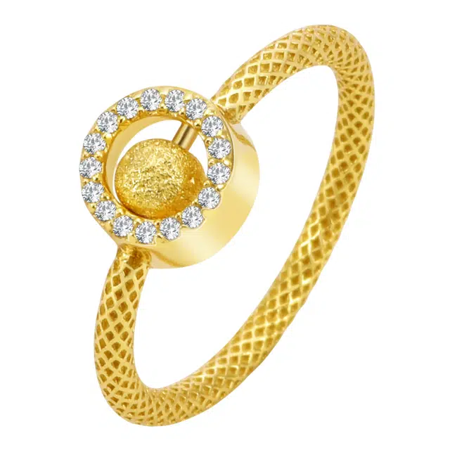 右手等待 时来运转 有球必应精致优雅诸事顺利百搭日常 合金 戒指 女款