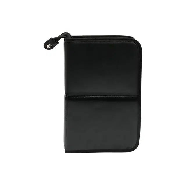 米甜兔 黑色折叠化妆包 便携