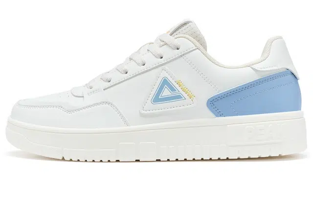 【定制球鞋】匹克 空军一号 疯玩艺术 蓝调诗词 创意涂鸦 古诗古词 潮流 礼袋款 舒适百搭 防滑减震耐磨 低帮 板鞋 男女同款 蓝白