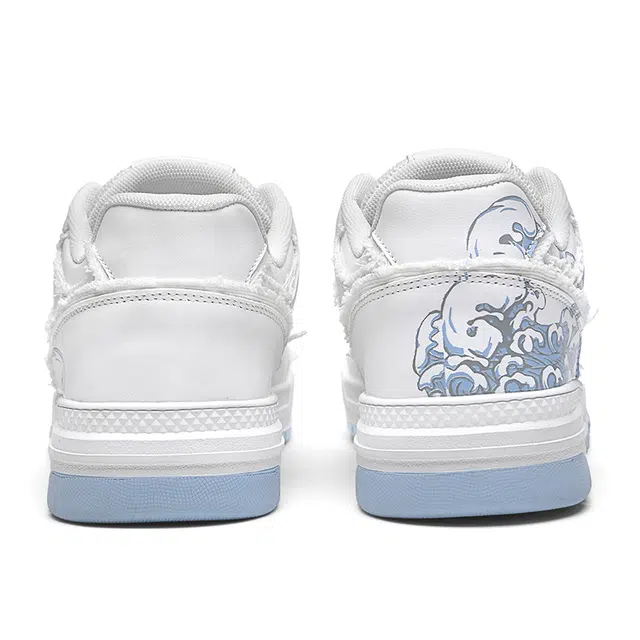 Doraemon Limited Edition Ink Painting Platform Sneakers